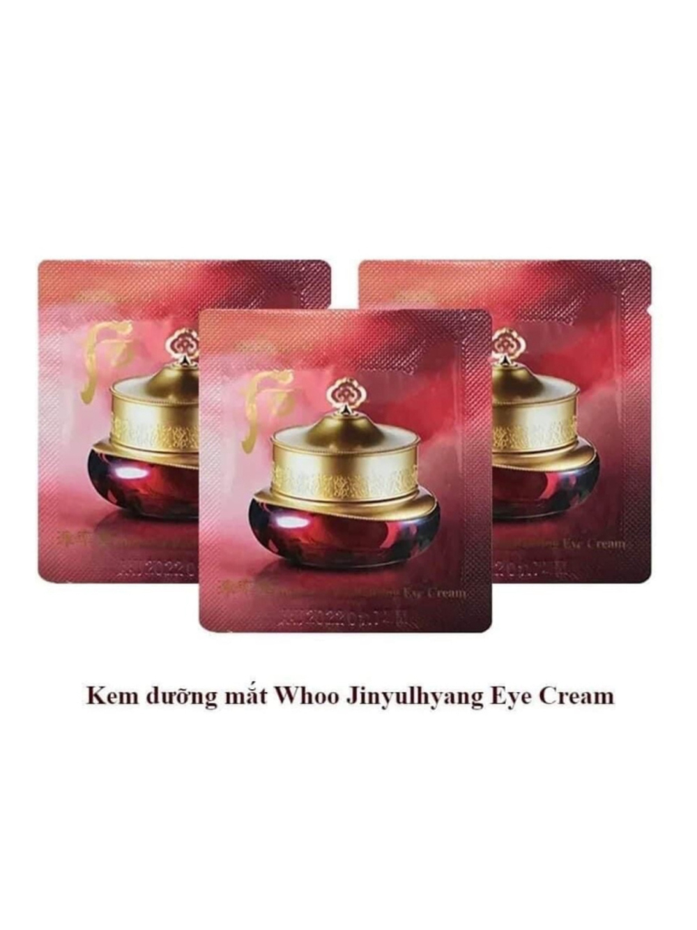 The History of Whoo Intensive Revitalizing EYE Cream 50 Pcs Jinyul Eye Cream